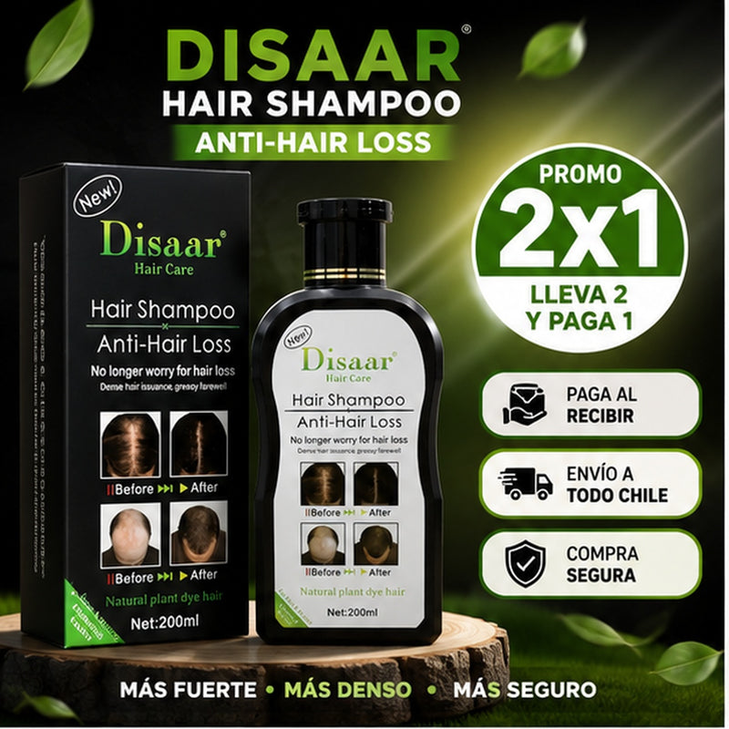 Shampoo Anticaída® - ¡Dile adiós a tus entradas!