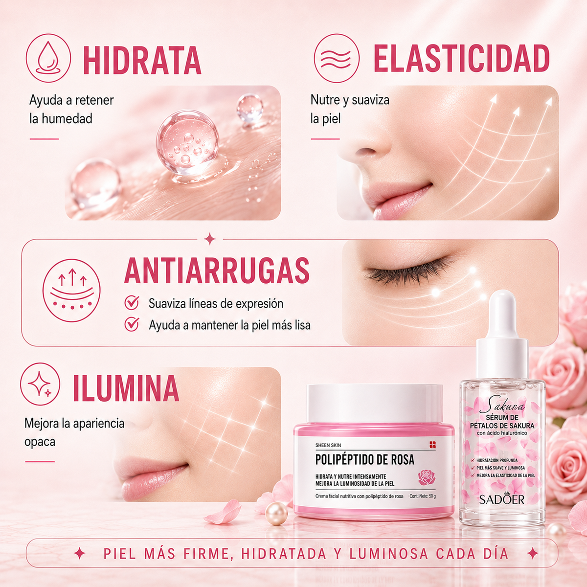 ✨ Pack SERUM Hidratante & Ac. Hialurónico ✨