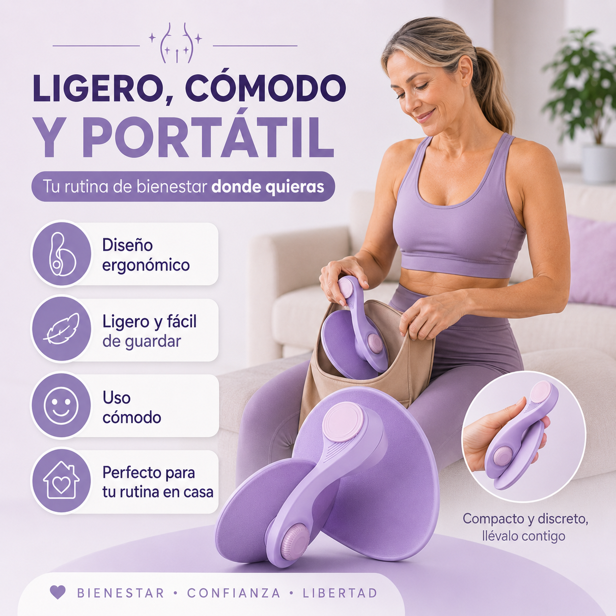 EJERCITADOR DE PELVIS - TONIFICA TU CUERPO DESDE CASA
