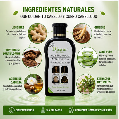 Shampoo Anticaída® - ¡Dile adiós a tus entradas!