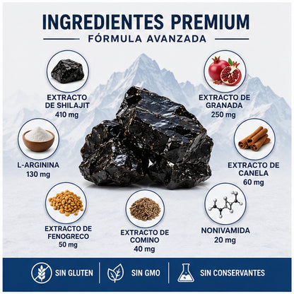 SHILAJIT ULTRA - 60 CAPSULAS
