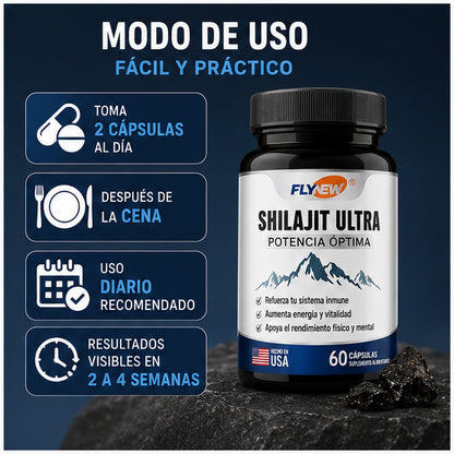 SHILAJIT ULTRA - 60 CAPSULAS