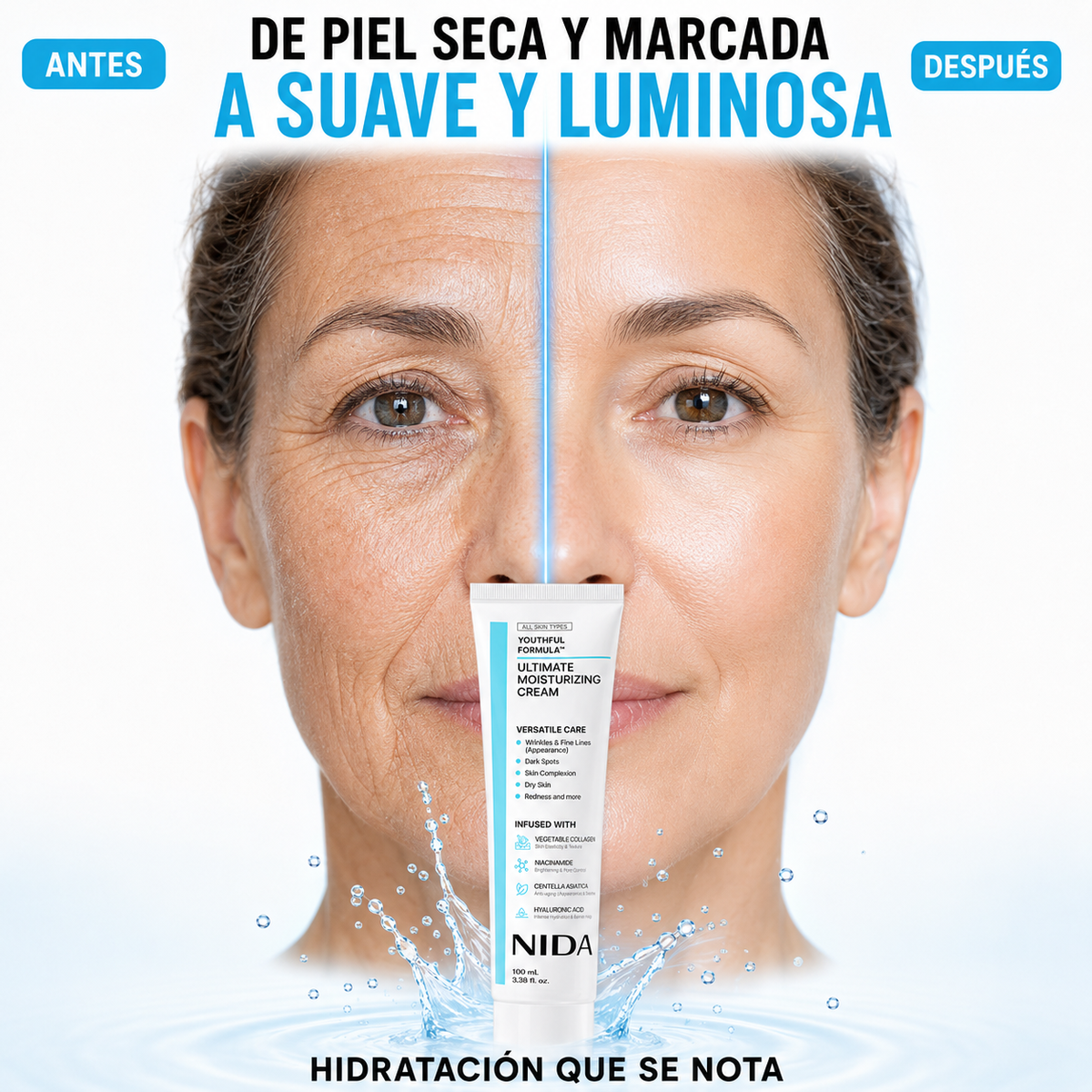 Crema Nida® - Rejuvenece tu piel desde el primer momento