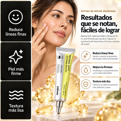 RETINAL SHOT : Menos arrugas y poros visibles en 4 semanas, mientras duermes