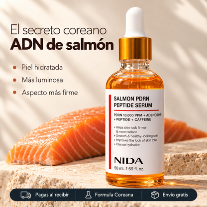 Serum con ADN de Salmón: ¿Por qué las coreanas se ponen ADN de salmón en la cara?