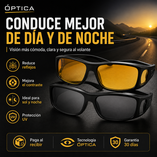 ÓPTICA™ - Visión Clara y Cómoda de Día y de Noche