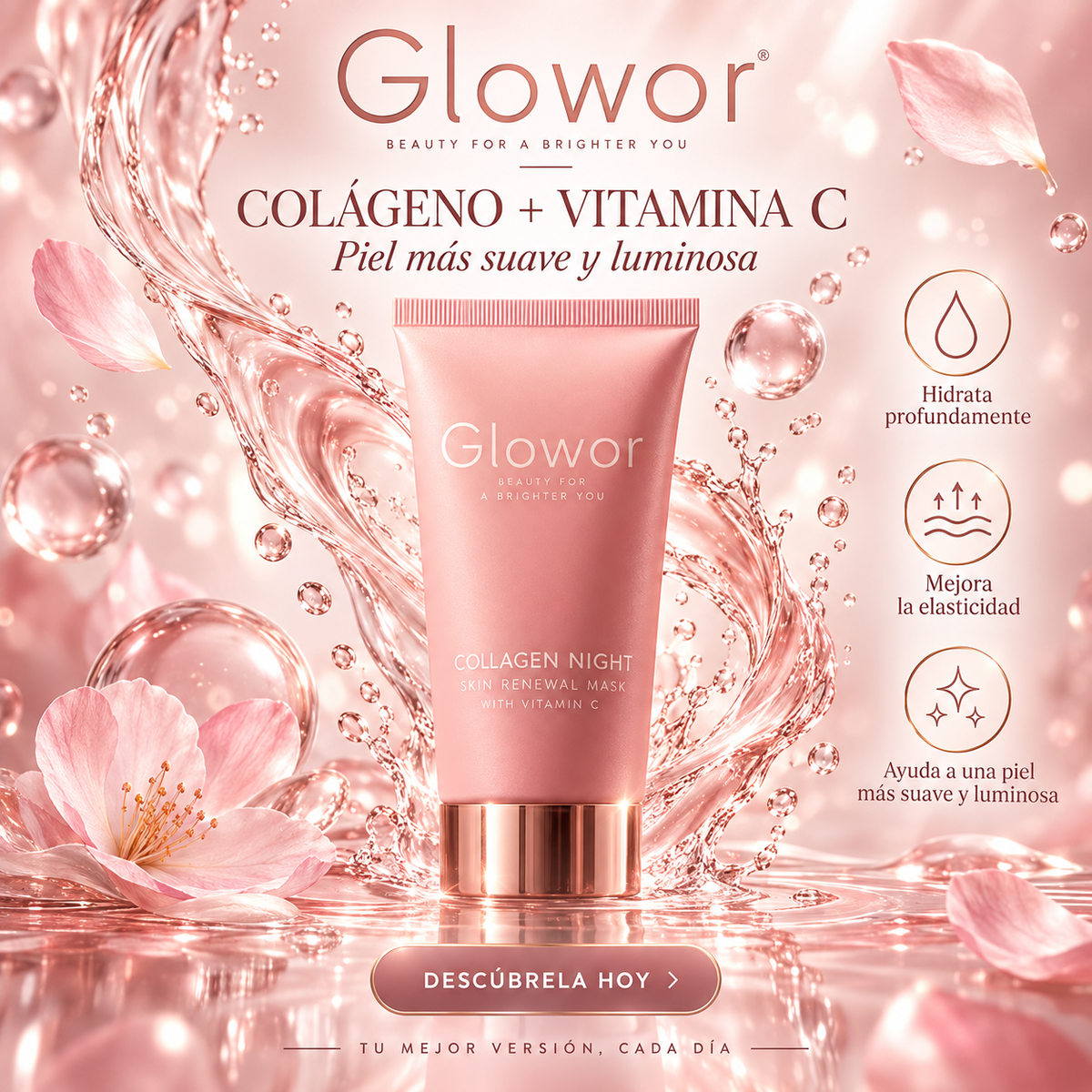 2x1 Glowor® - Que el cansancio no se quede en tu rostro ✨