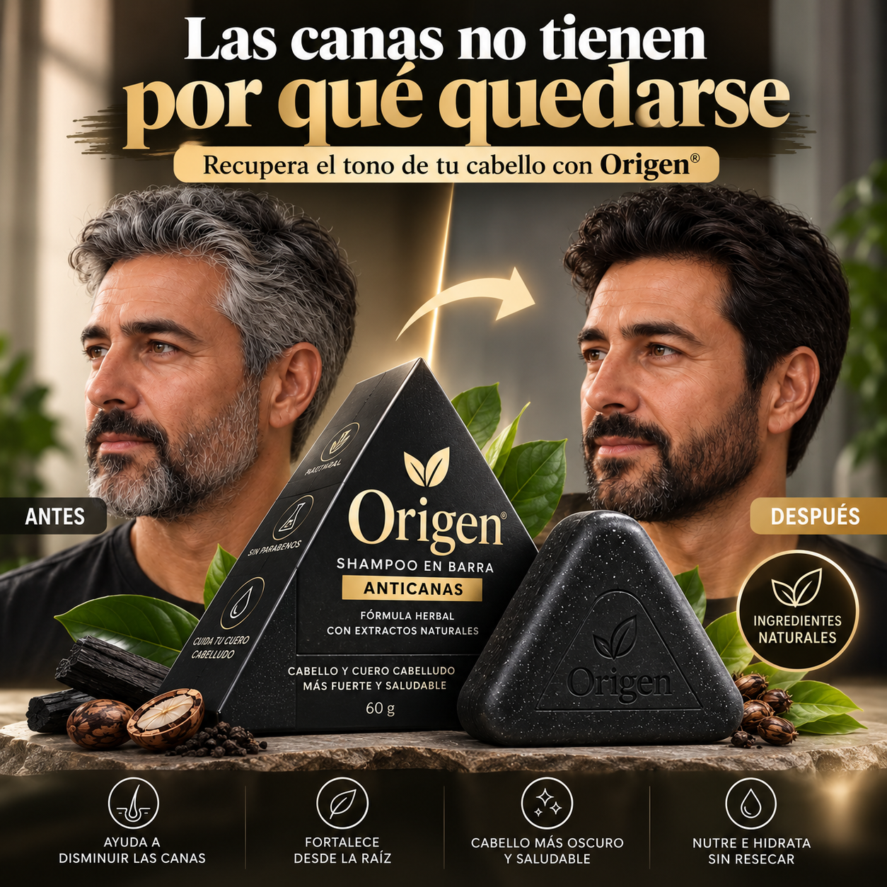 Origen® Shampoo - Devuelve el color a tu cabello