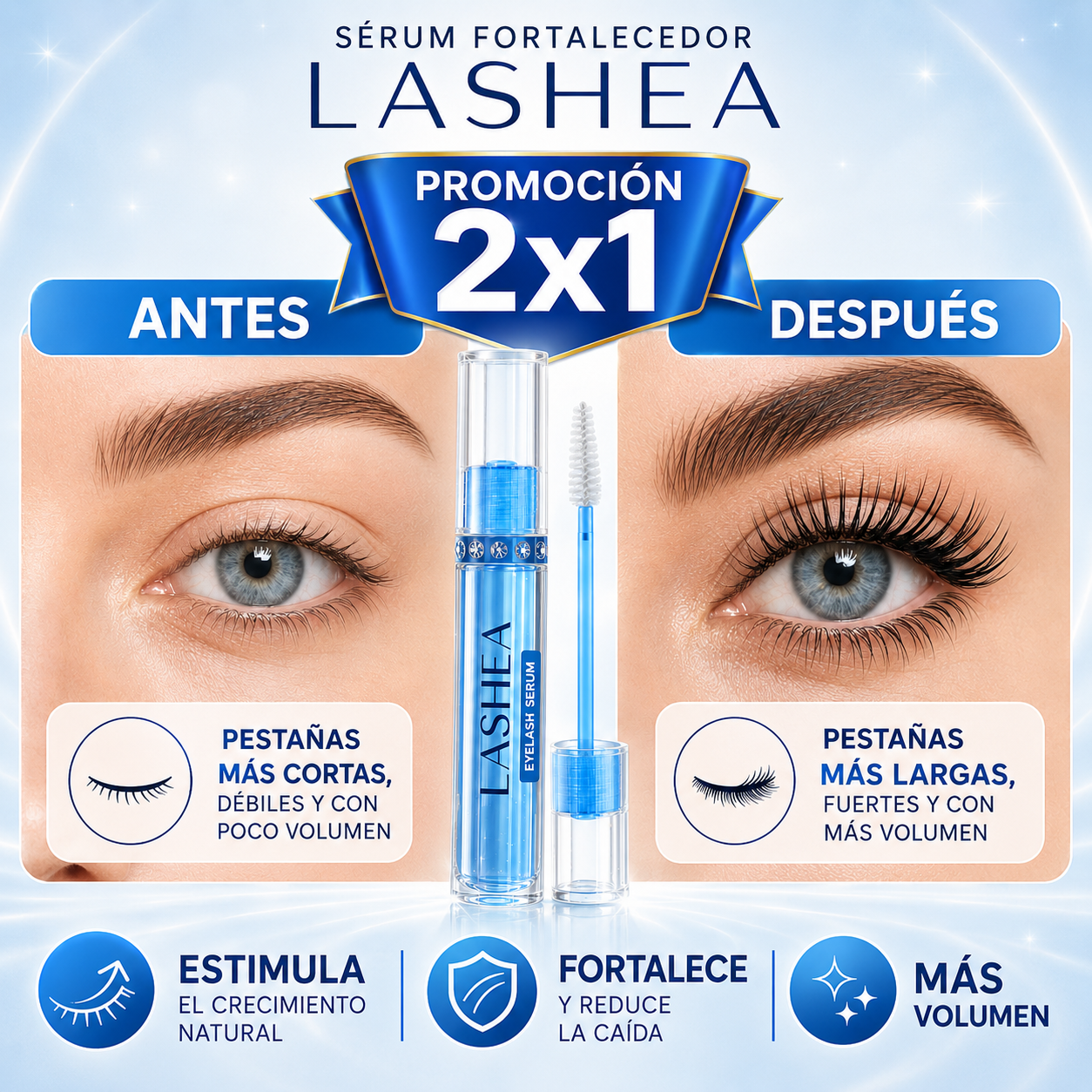 LASHEA™ SERUM de Pestañas - Promoción 2x1
