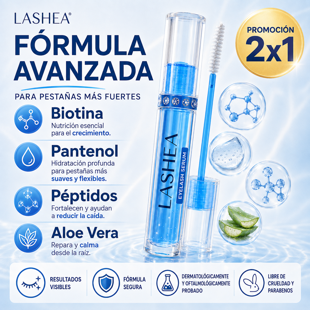 LASHEA™ SERUM de Pestañas - Promoción 2x1