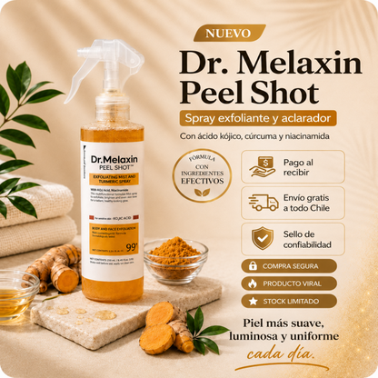 Dr. Melaxin Peel Shot 🍊 Spray Exfoliante y Aclarador ✨