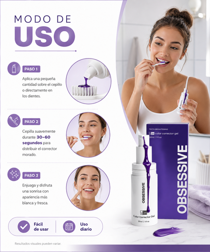 Pastal Dental Blanqueadora 🦷 - Corrector de color V34