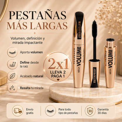 MÁSCARA DE PESTAÑAS MAX VOL - PROMOCIÓN 2X1