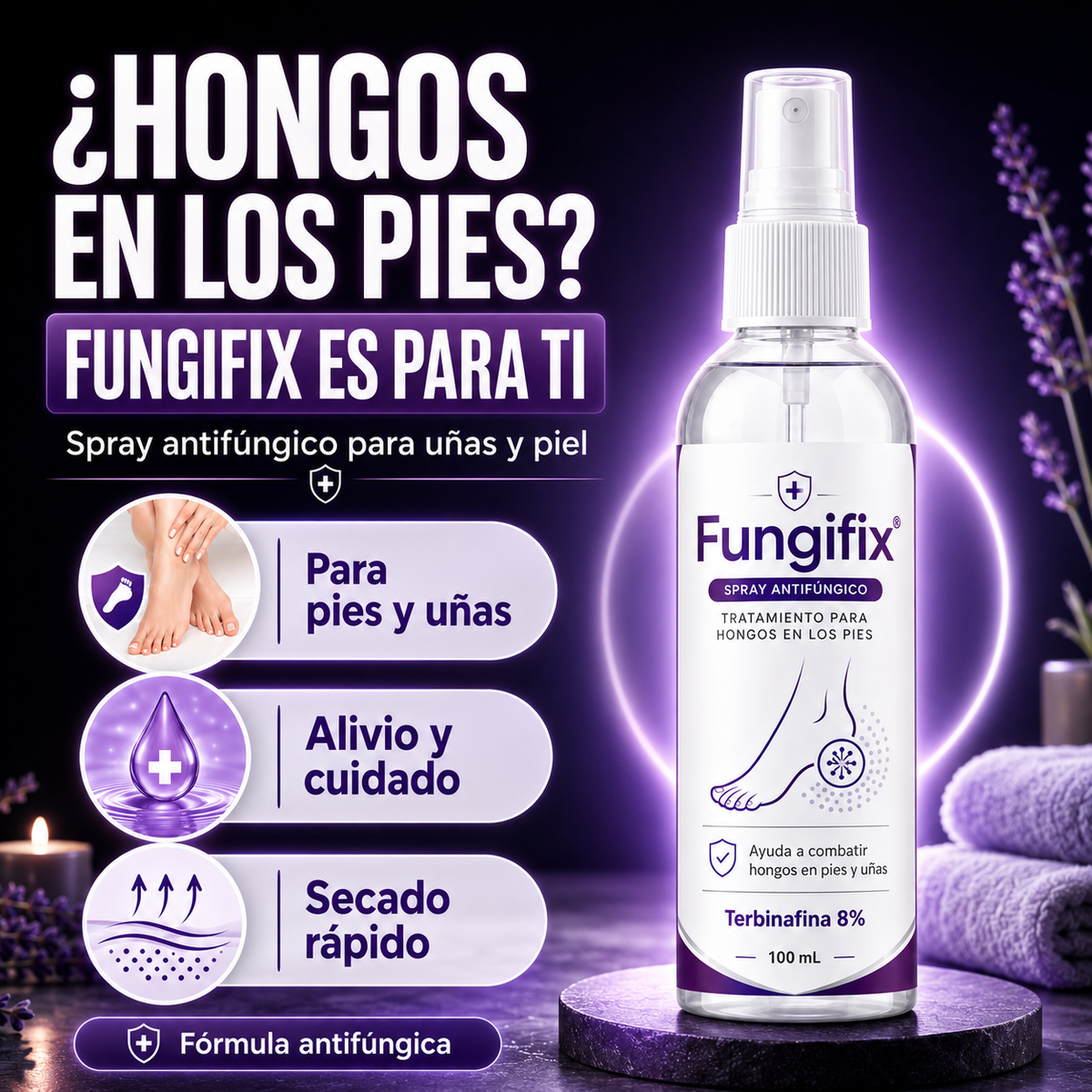 FungiFix® - Spray Antihongos Avanzado