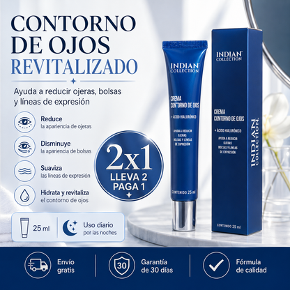 CREMA CONTORNO DE OJOS - Despídete de las ojeras ✨