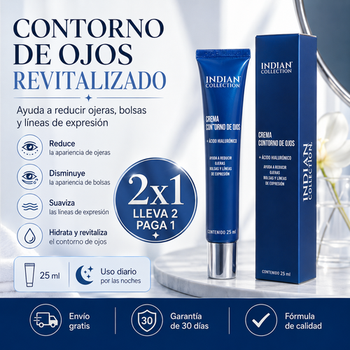 CREMA CONTORNO DE OJOS - Despídete de las ojeras ✨