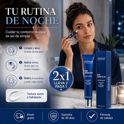 CREMA CONTORNO DE OJOS - Despídete de las ojeras ✨