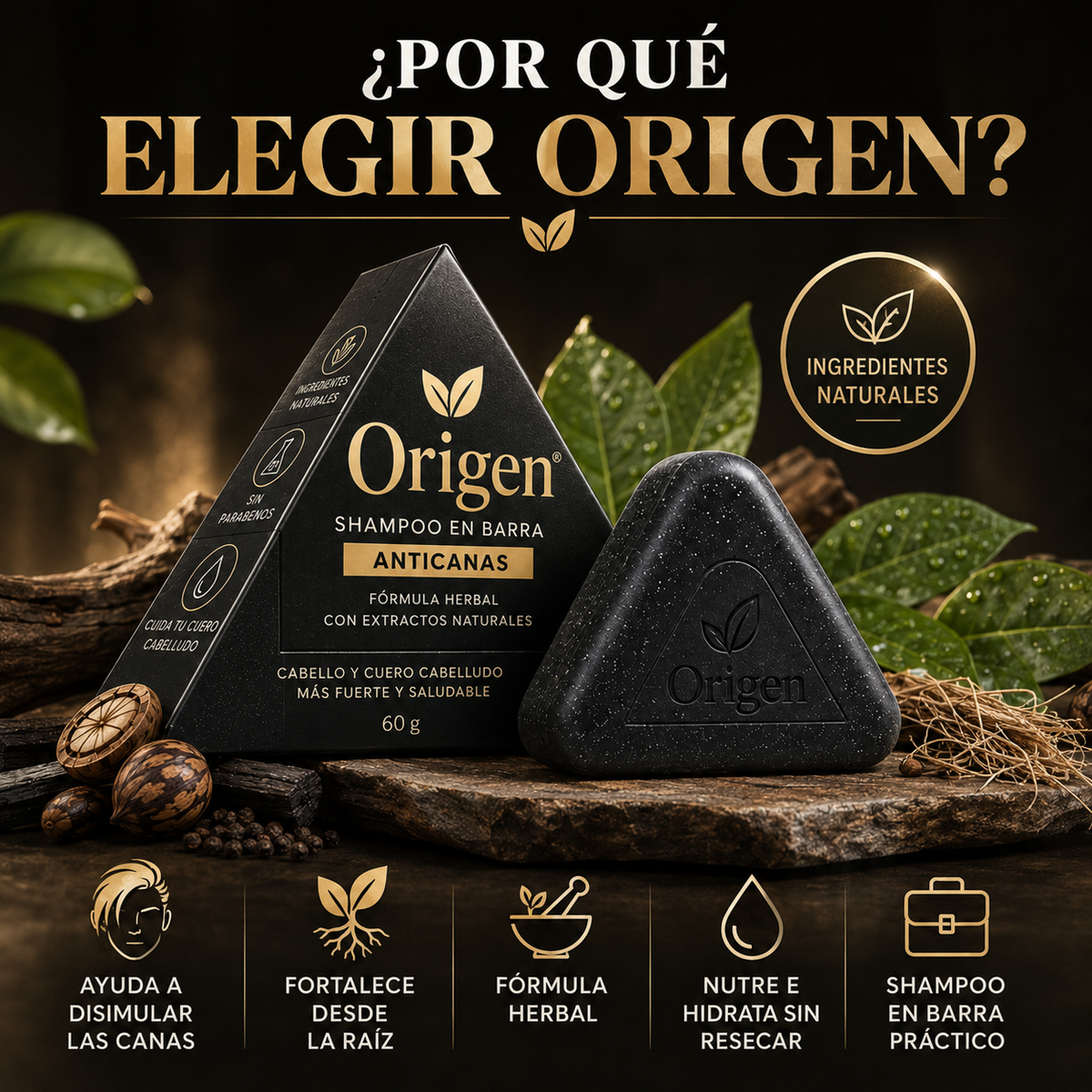 Origen® Shampoo - Devuelve el color a tu cabello