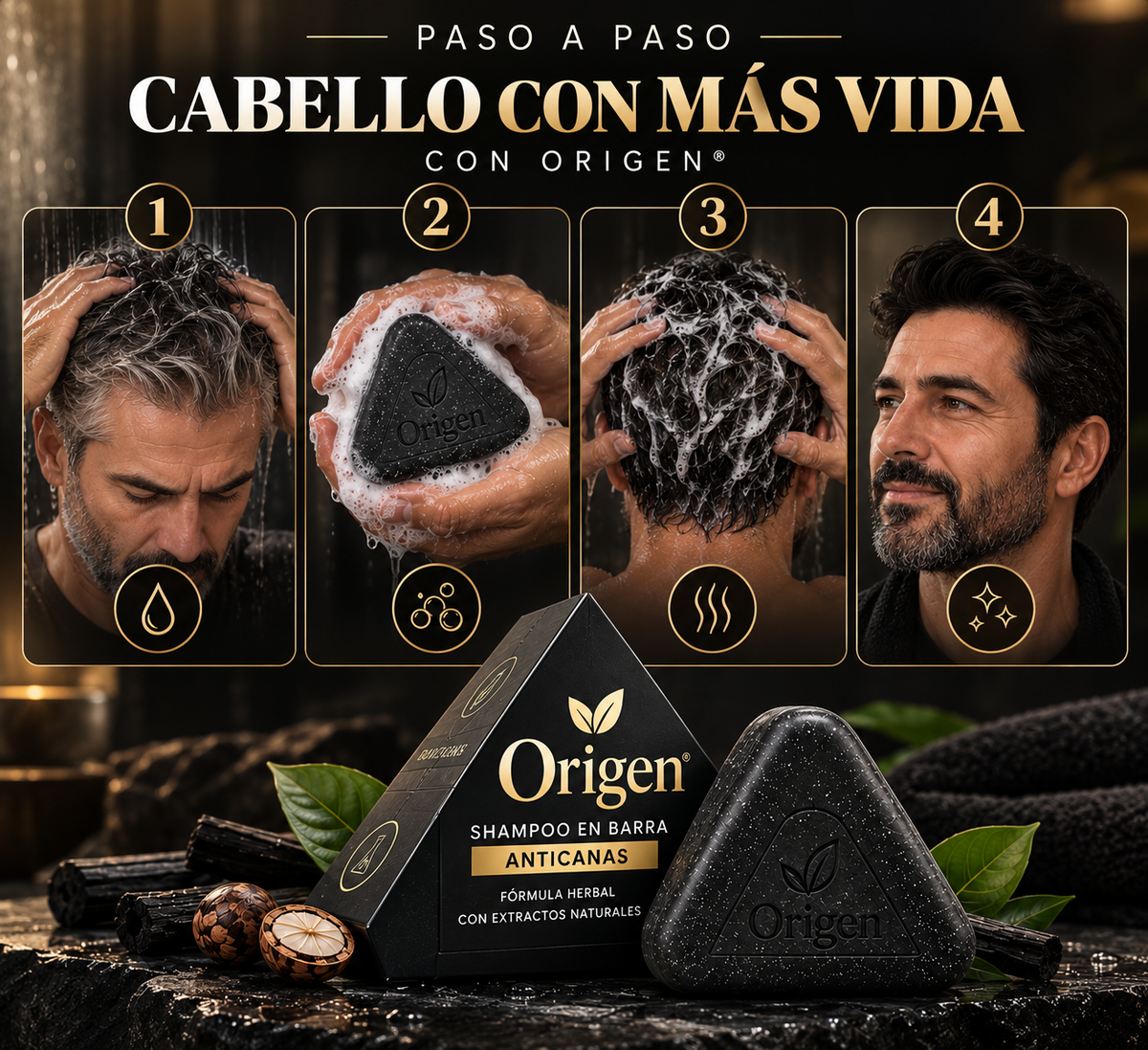 Origen® Shampoo - Devuelve el color a tu cabello