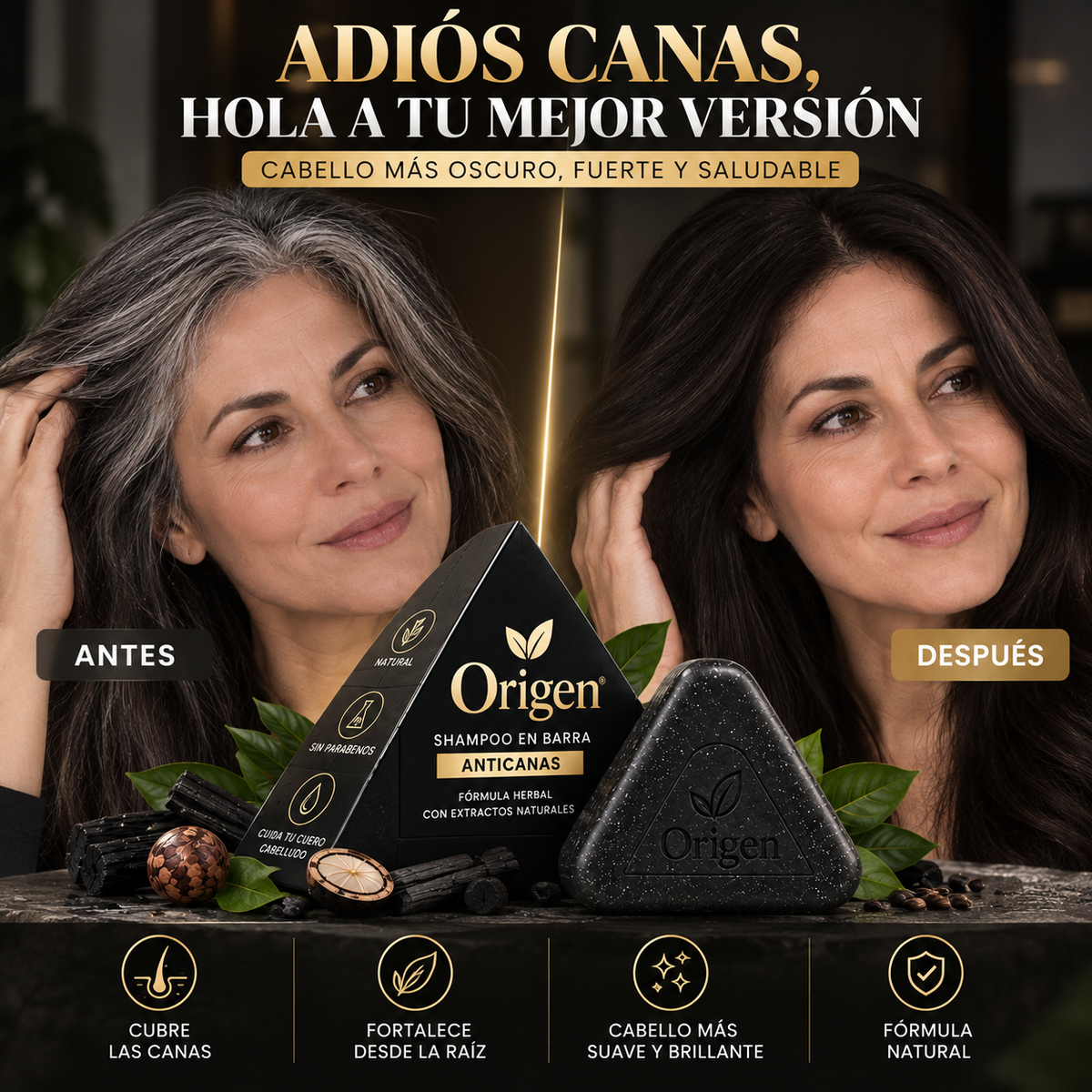 Origen® Shampoo - Devuelve el color a tu cabello