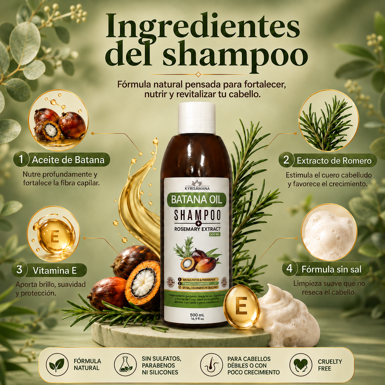 Shampoo Batana - Rescata tu cabello naturalmente