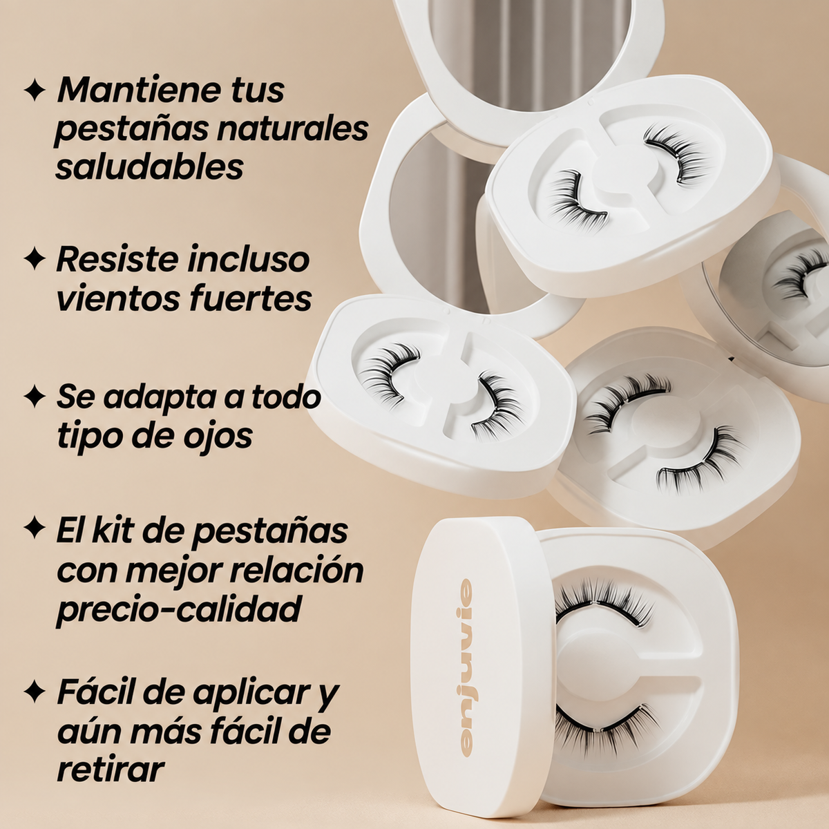 ENJUVIE® | KIT DE PESTAÑAS MAGNÉTICAS