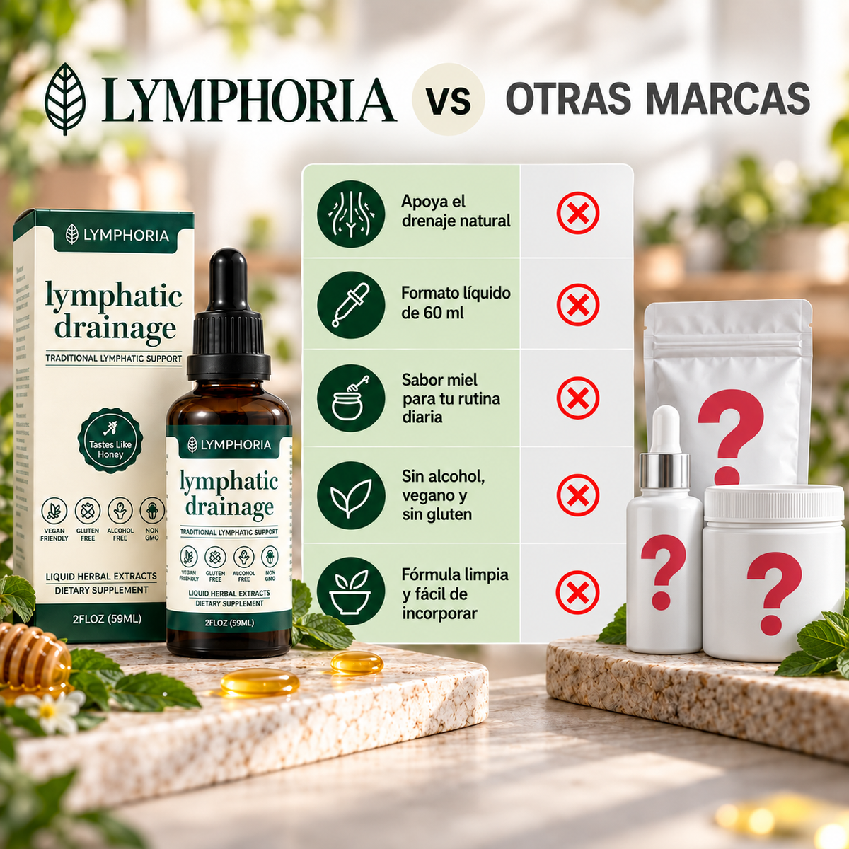LYMPHORIA DRENAJE LINFATICO · 60 ML
