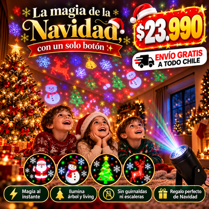 🎄Proyector Navideño: La Navidad que tus hijos recordarán siempre ✨
