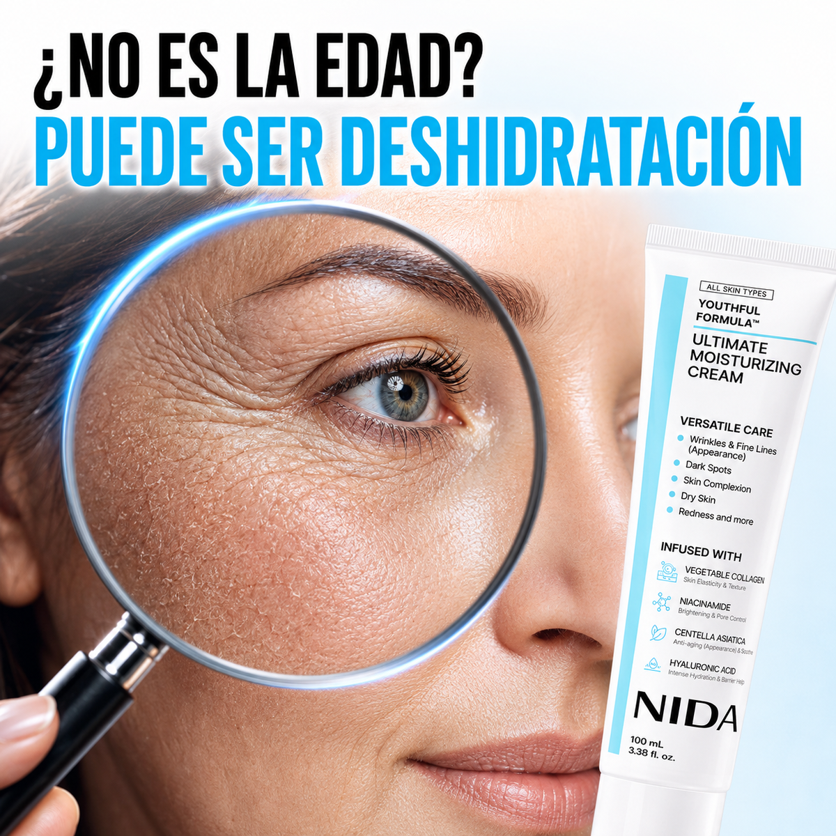 Crema Nida® - Rejuvenece tu piel desde el primer momento