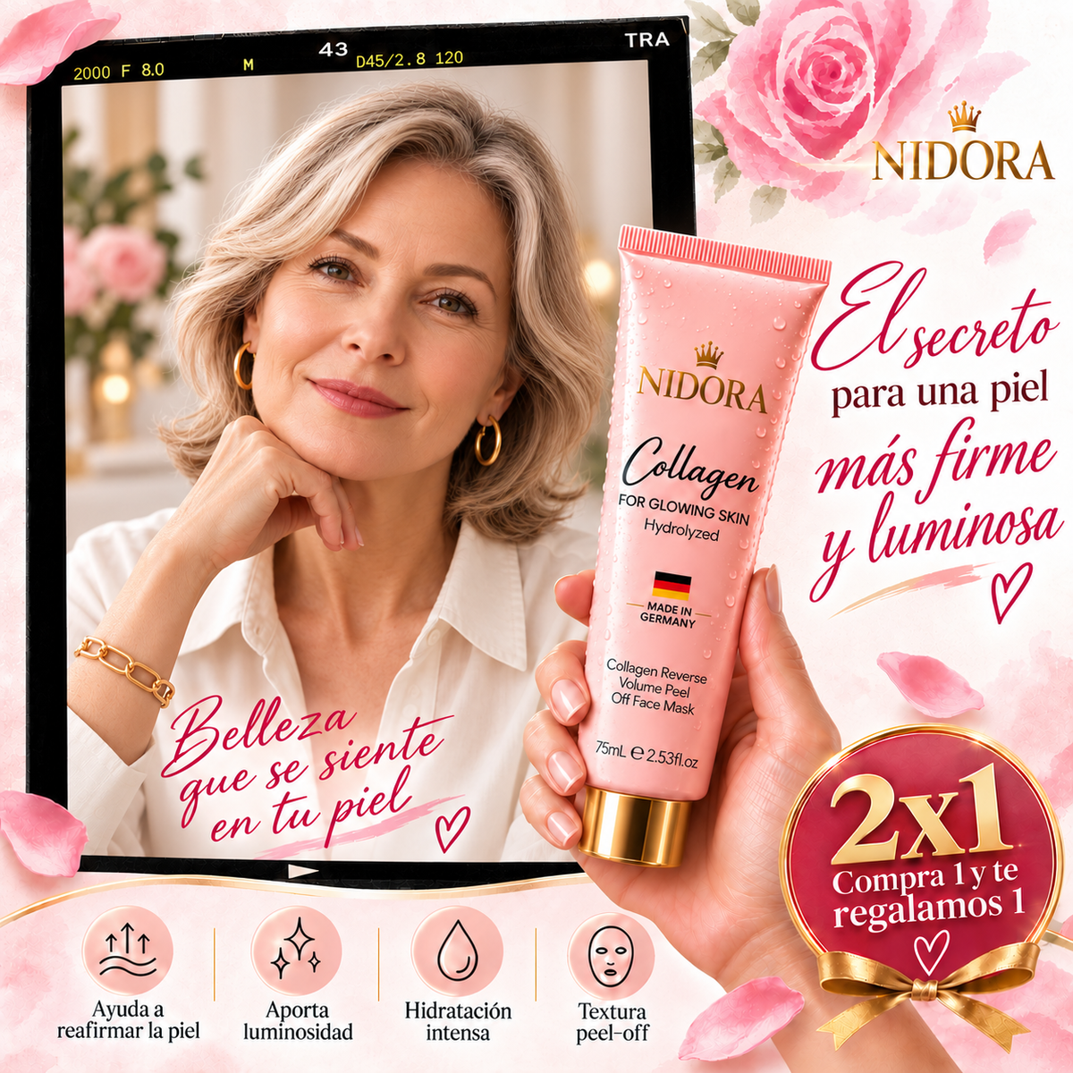 Mascarilla Nocturna con Colágeno - La Formula Alemana que Necesitas 🇩🇪