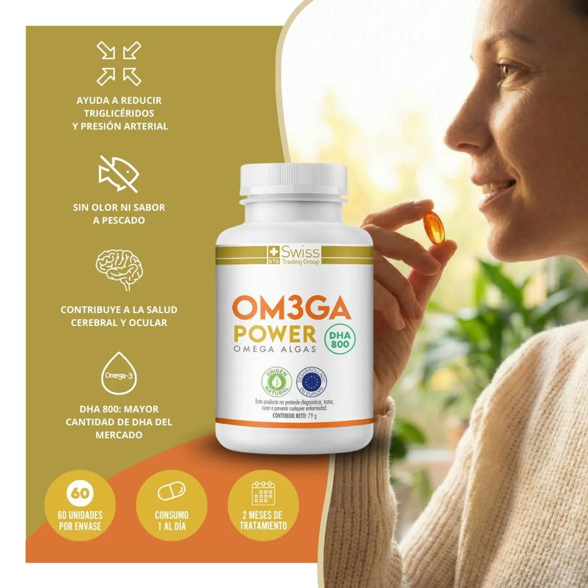 Omega 3 DHA 800 - Llévate 2 por $39.990‼️
